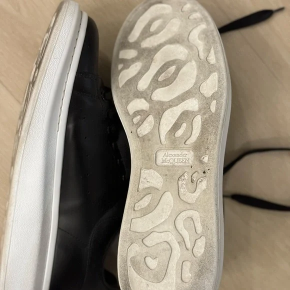 Alexander McQueen Black and White Sneakers